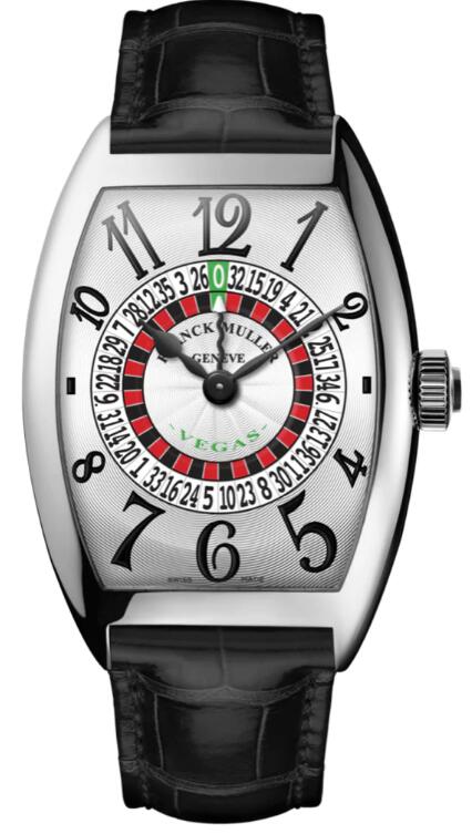 Buy Franck Muller Casablanca CURVEX Vegas Replica Watch for sale Cheap Price 6850 VEGAS ACCIAIO BIANCO